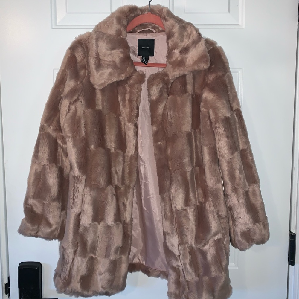 Forever 21 Faux Fur Coat